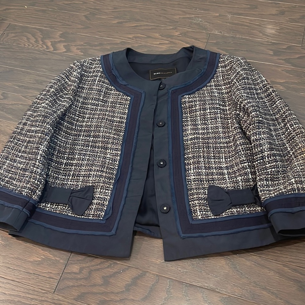 NWOT bcbg tweed jacket